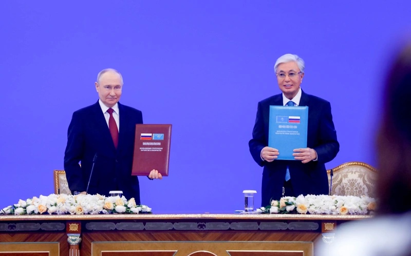 Тоқаев пен Путин келіссөзі: тату көршіліктің жеті негізі жөнінде, АЭС-ке қатысты құжаттарға қол қойылды