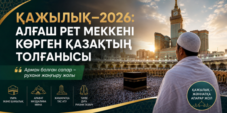 Қажылық–2026: Алғаш рет Меккені көрген қазақтың толғанысы