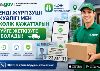 Енді жүргізуші куәлігі мен көлік құжаттарын үйге жеткізуге болады