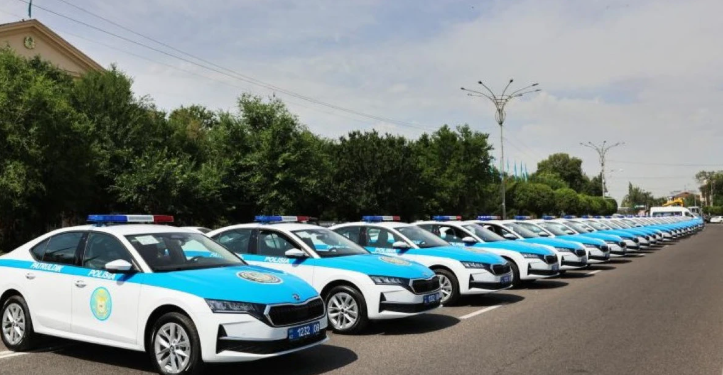 Жамбыл облысында полиция қызметкерлеріне 88 жаңа қызметтік автокөлік табысталды