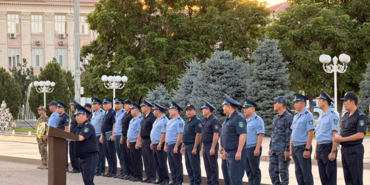 Таразда «Заң мен тәртіп» қағидаты аясында ауқымды рейдтік іс-шара өтті