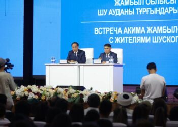 Ербол Қарашөкеев Шу ауданының тұрғындарымен кездесті