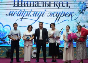Мойынқұмда Медицина қызметкерлері күніне арналған салтанатты шара
