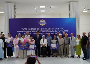 Тараз қаласында «Ортақ мүдде» шағын гранттар конкурсының жеңімпаздары марапатталды