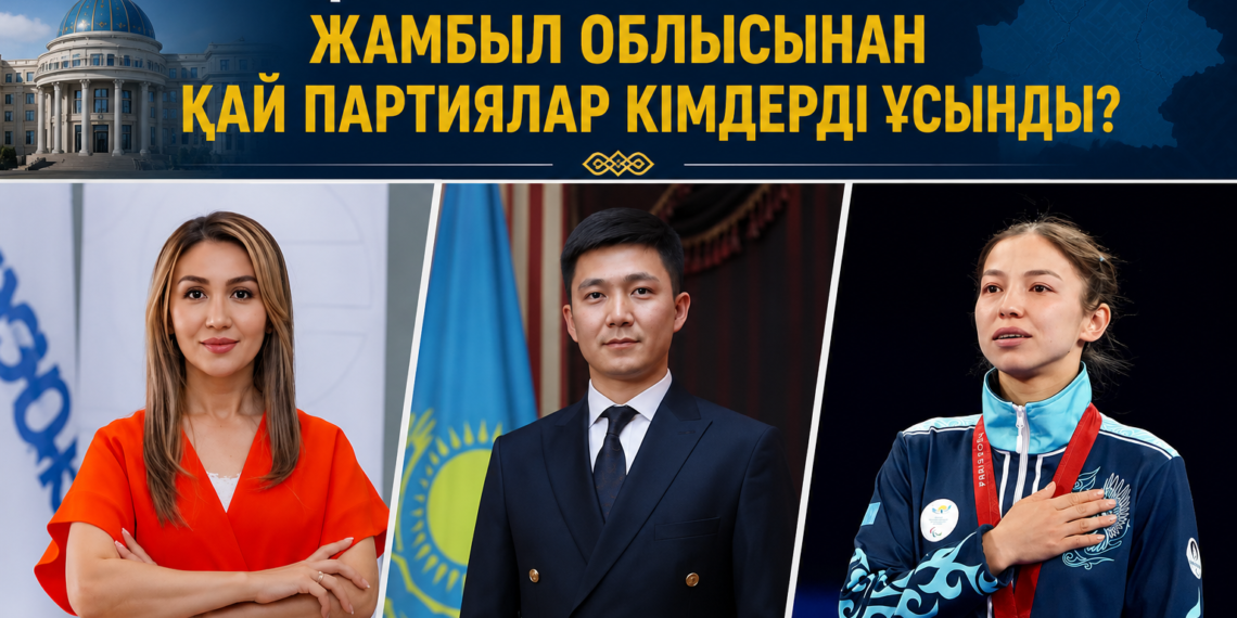 Құрылтай сайлауы: Жамбыл облысынан қай партиялар кімдерді ұсынды? (1 бөлім)