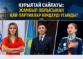Құрылтай сайлауы: Жамбыл облысынан қай партиялар кімдерді ұсынды? (1 бөлім)