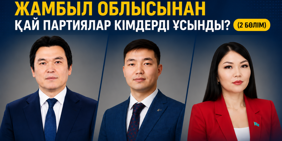 Құрылтай сайлауы: Жамбыл облысынан қай партиялар кімдерді ұсынды? (2 бөлім)