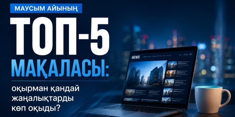 Маусым айының ТОП-5 мақаласы: оқырман қандай жаңалықтарды көп оқыды?