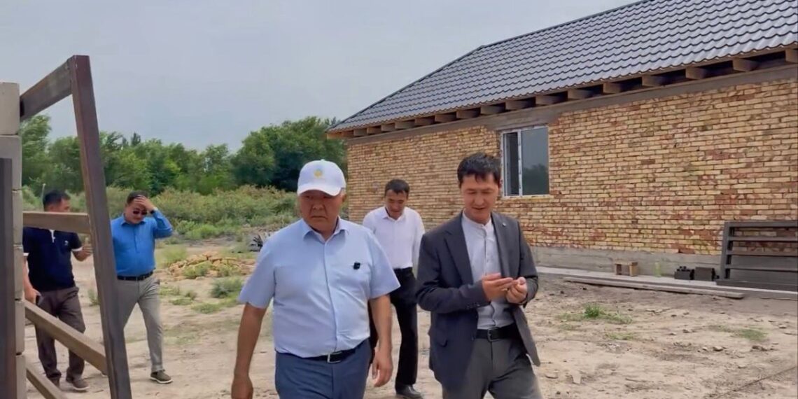 Қылышбай ауылында ветеринариялық пункт бой көтеруде: құрылыс барысы аудан әкімінің бақылауында
