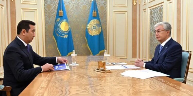 Тоқаев Сапаровты қабылдады