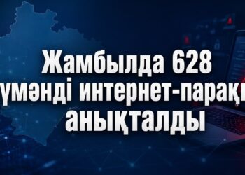 Жамбылда 628 күмәнді интернет-парақша анықталды