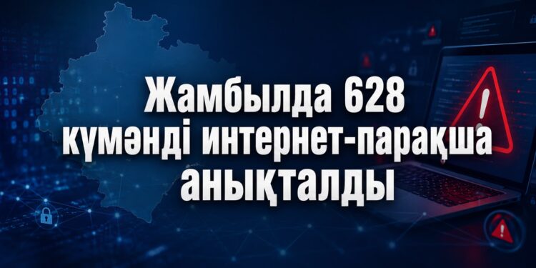 Жамбылда 628 күмәнді интернет-парақша анықталды