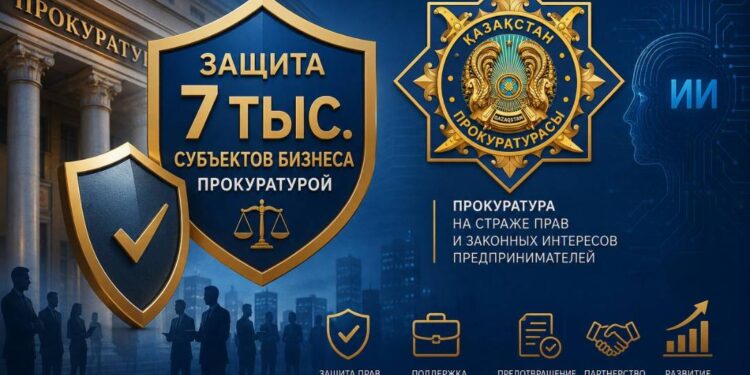 Жамбыл облысының прокурорлары 7 мыңнан астам бизнес субъектісінің құқықтарын қорғады