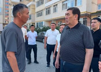 Бақытжан Орынбеков Жібек жолы ауданының санитарлық тазалық жұмыстарын тексерді
