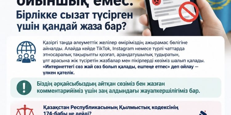 Интернет – ойыншық емес: Бірлікке сызат түсірген үшін қандай жаза бар?