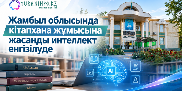 Жамбыл облысында кітапхана жұмысына жасанды интеллект енгізілуде